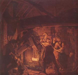 WRIGHT, Joseph The Forge (nn03) oil painting image